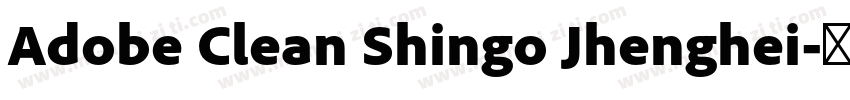 Adobe Clean Shingo Jhenghei字体转换
